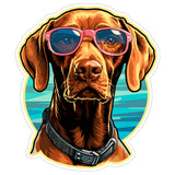 Vizsla Sticker 4 Inch — Waterproof Vinyl Decal Hungarian Pointer Velcro Dog 8