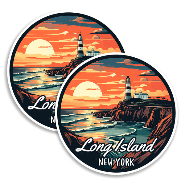 Long Island New York Magnet 2-Pack — 4