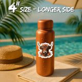 Highland Cow Sticker 2-Pack — 4