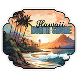 North Shore Hawaii Sticker 4 Inch — Waterproof Vinyl Decal City Travel Souvenir 1