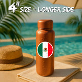 Mexico Coat of Arms Sticker 4 Inch 2-Pack - Waterproof Vinyl Decal for Laptop Water Bottle Car Tumbler - Durable Aesthetic Long-Lasting Stickers for Adults ID45039 4