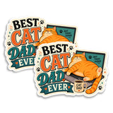 Best Cat Dad Ever Magnet 2-Pack — 4