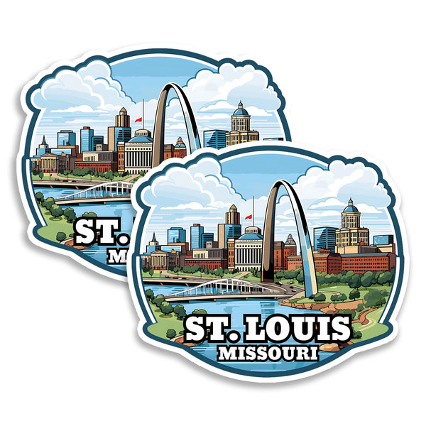 St. Louis Missouri Magnet 2-Pack — 4
