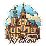 Krakow Poland Sticker 4 Inch — Waterproof Vinyl Decal City Travel Souvenir 8