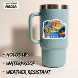 Greece Sticker 4 Inch 2-Pack - Waterproof Vinyl Decal for Laptop Water Bottle Car Tumbler - Durable Aesthetic Long-Lasting Stickers for Adults ID45039 2