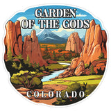 Garden of The Gods Colorado Sticker 4 Inch Travel Souvenir City Destination - Waterproof Vinyl Decal for Laptop Water Bottle Car Tumbler - Durable Aesthetic Long-Lasting Stickers for Adults ID44990 1