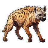 Hyena Sticker 4 Inch — Waterproof Vinyl Decal Spotted Scavenger African 8