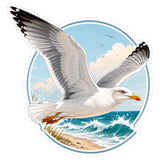 Seagull Sticker 4 Inch — Waterproof Vinyl Decal 1