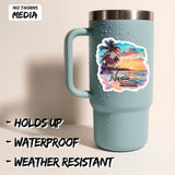 Nassau Bahamas Sticker 4 Inch 2-Pack - Waterproof Vinyl Decal for Laptop Water Bottle Car Tumbler - Durable Aesthetic Long-Lasting Stickers for Adults ID45039 2