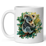 Koala Coffee Mug 11oz — Ceramic Eucalyptus Aussie Bear Gift Mug 1