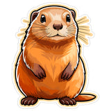 Gopher Sticker 4 Inch — Waterproof Vinyl Decal Pocket Burrowing Rodent 9