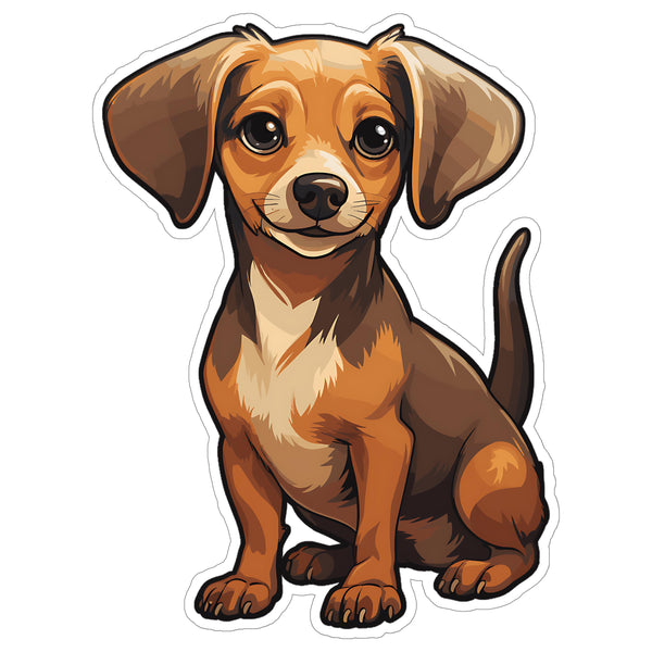 Chiweenie Sticker 4 Inch — Waterproof Vinyl Decal Chihuahua Dachshund Mix