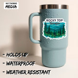 Rocky Top Tennessee Sticker 4 Inch 2-Pack - Waterproof Vinyl Decal for Laptop Water Bottle Car Tumbler - Durable Aesthetic Long-Lasting Stickers for Adults ID45039 2