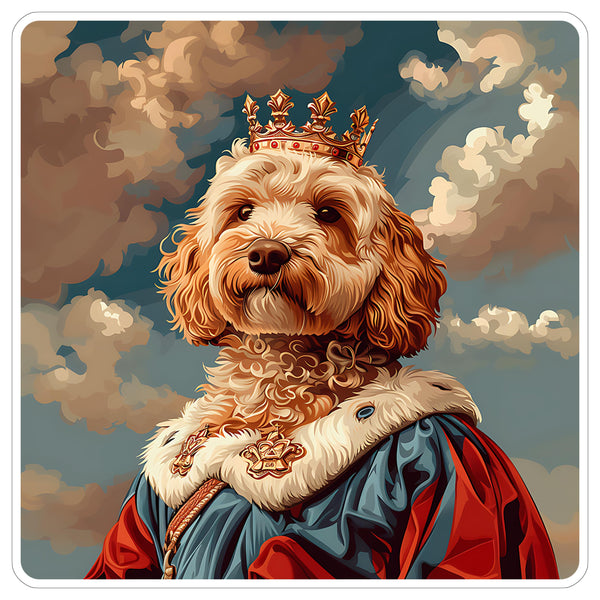 Goldendoodle Sticker 4 Inch — Waterproof Vinyl Decal Dog Lover Family Dog