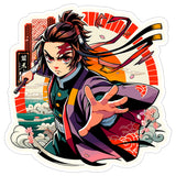 Demon Slayer Anime Sticker 4 Inch — Waterproof Vinyl Decal Kimetsu no Yaiba Manga 8