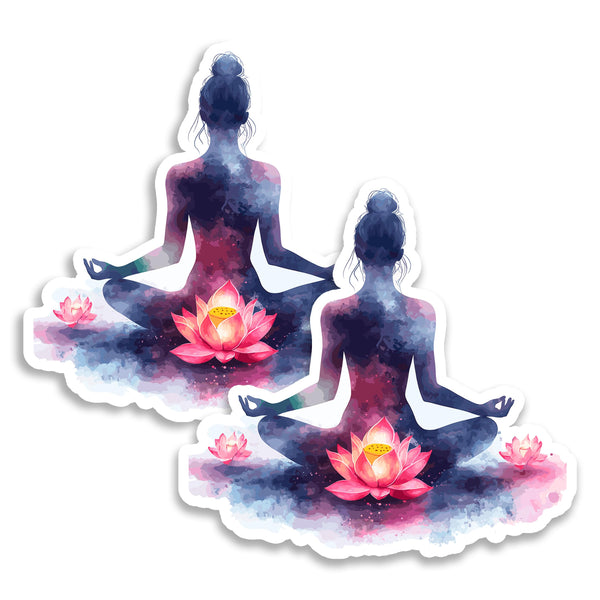 Lotus Yoga Magnet 2-Pack — 4