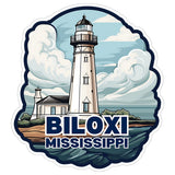 Biloxi Mississippi Sticker 4 Inch — Waterproof Vinyl Decal City Travel Souvenir 8