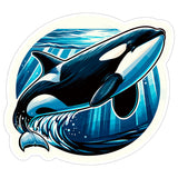 Killer Whale Sticker 4 Inch — Waterproof Vinyl Decal Orca Marine Mammal 1