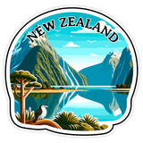 New Zealand Sticker 4 Inch — Waterproof Vinyl Decal Travel Souvenir 1