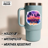 California San Diego Sticker 4 Inch 2-Pack - Waterproof Vinyl Decal for Laptop Water Bottle Car Tumbler - Durable Aesthetic Long-Lasting Stickers for Adults ID45039 2