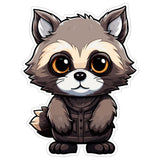 Raccoon Sticker 4 Inch — Waterproof Vinyl Decal Trash Panda Nocturnal 8