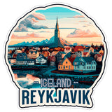 Reykjavik Iceland Sticker 4 Inch — Waterproof Vinyl Decal City Travel Souvenir 1