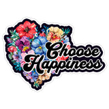 Choose Happiness Sticker 4 Inch — Waterproof Vinyl Decal Positive Happy Quote 1