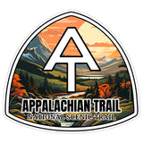 Appalachian Trail National Scenic Trail Sticker 4 Inch — Waterproof Vinyl Decal Travel Souvenir 8
