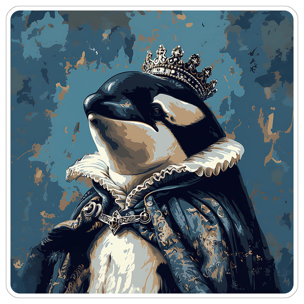 Killer Whale Sticker 4 Inch — Waterproof Vinyl Decal Orca Marine Pod Apex