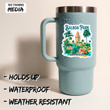Balboa Park San Diego California Sticker 4 Inch 2-Pack - Waterproof Vinyl Decal for Laptop Water Bottle Car Tumbler - Durable Aesthetic Long-Lasting Stickers for Adults ID45039 2
