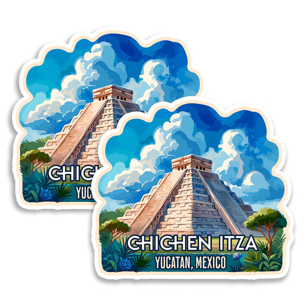 Chichen Itza Yucatan Mexico Magnet 2-Pack — 4