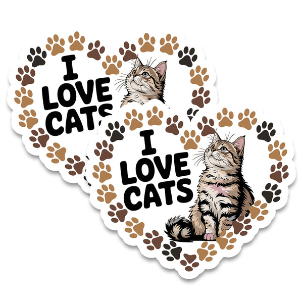 I Love Cats Magnet 2-Pack — 4