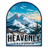 Heavenly California Sticker 4 Inch City Travel Souvenir Destination - Waterproof Vinyl Decal for Laptop Water Bottle Car Tumbler - Durable Aesthetic Long-Lasting Stickers for Adults ID44990 1