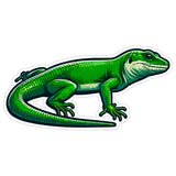 Lizard Sticker 4 Inch — Waterproof Vinyl Decal Green Reptile Desert Pet 8