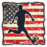 USA Soccer Sport Sticker 4 Inch — Waterproof Vinyl Decal USMNT World Cup Futbol 1