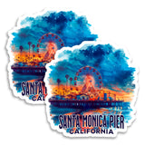 Santa Monica Pier California Magnet 2-Pack — 4