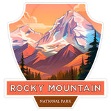 Rocky Mountain National Park Colorado Sticker 4 Inch — Waterproof Vinyl Decal Scenic Landmark 8