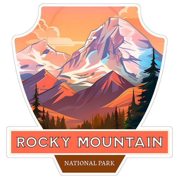 Rocky Mountain National Park Colorado Sticker 4 Inch — Waterproof Vinyl Decal Scenic Landmark