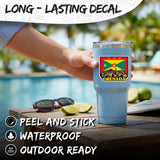 Grenada Sticker 4 Inch City Travel Souvenir Destination - Waterproof Vinyl Decal for Laptop Water Bottle Car Tumbler - Durable Aesthetic Long-Lasting Stickers for Adults ID44990 3