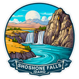 Shoshone Falls Idaho Sticker 4 Inch Waterfall Travel Souvenir Destination - Waterproof Vinyl Decal for Laptop Water Bottle Car Tumbler - Durable Aesthetic Long-Lasting Stickers for Adults ID44990 8