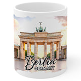 Berlin Germany Coffee Mug 11oz — White Ceramic Capital City Mug 1