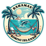 Bimini Islands Bahamas Sticker 4 Inch — Waterproof Vinyl Decal Island Coastal Beach Seaside 1