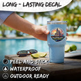 Atlantic City New Jersey Sticker 4 Inch Travel Souvenir Destination - Waterproof Vinyl Decal for Laptop Water Bottle Car Tumbler - Durable Aesthetic Long-Lasting Stickers for Adults ID44990 3