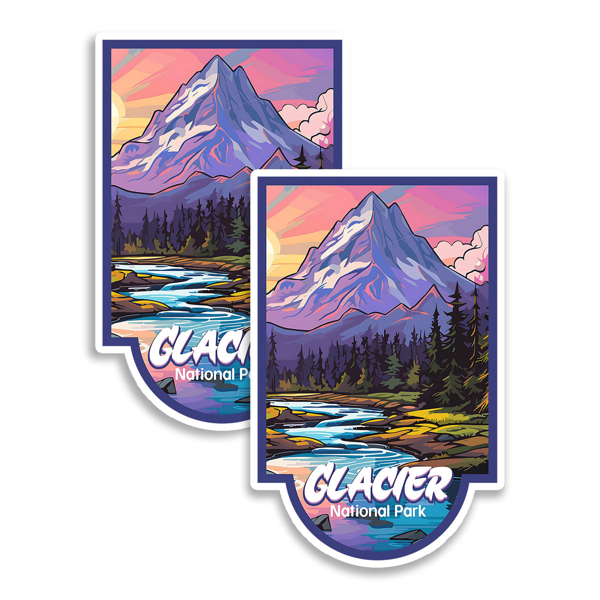 Glacier National Park Magnet 2-Pack — 4