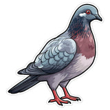 Pigeon Sticker 4 Inch — Waterproof Vinyl Decal City Urban Rock Dove 1