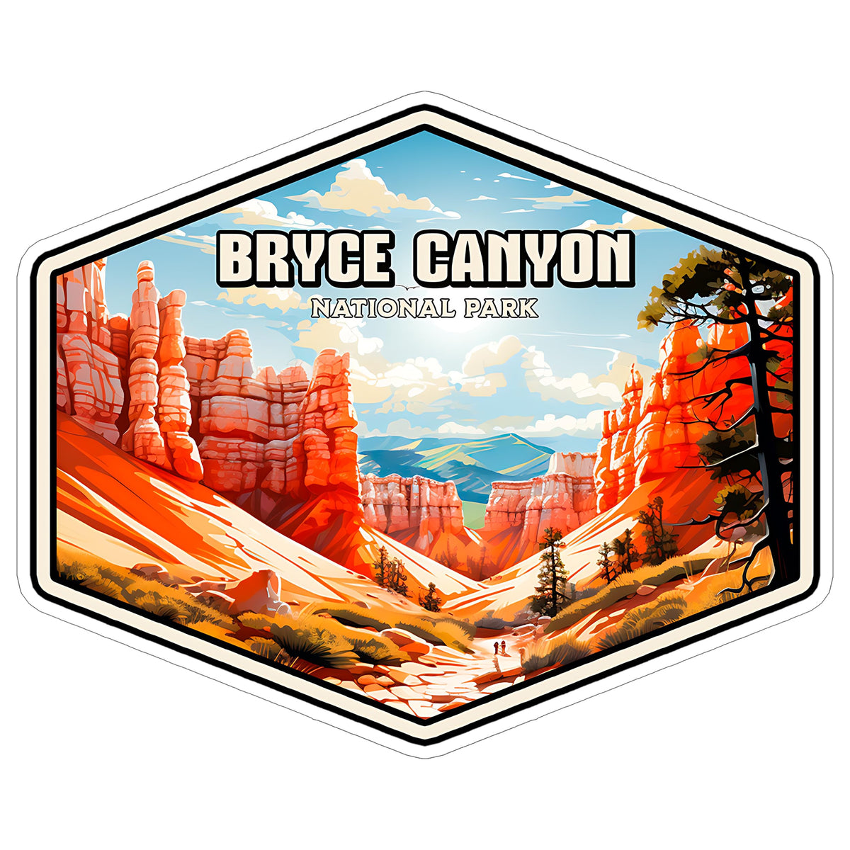 Bryce Canyon National Park Utah Sticker 4 Inch — Waterproof Vinyl Decal Scenic Landmark