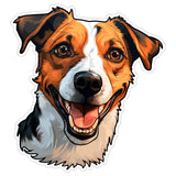 Jack Russell Terrier Sticker 4 Inch — Waterproof Vinyl Decal JRT Fox Hunter 8