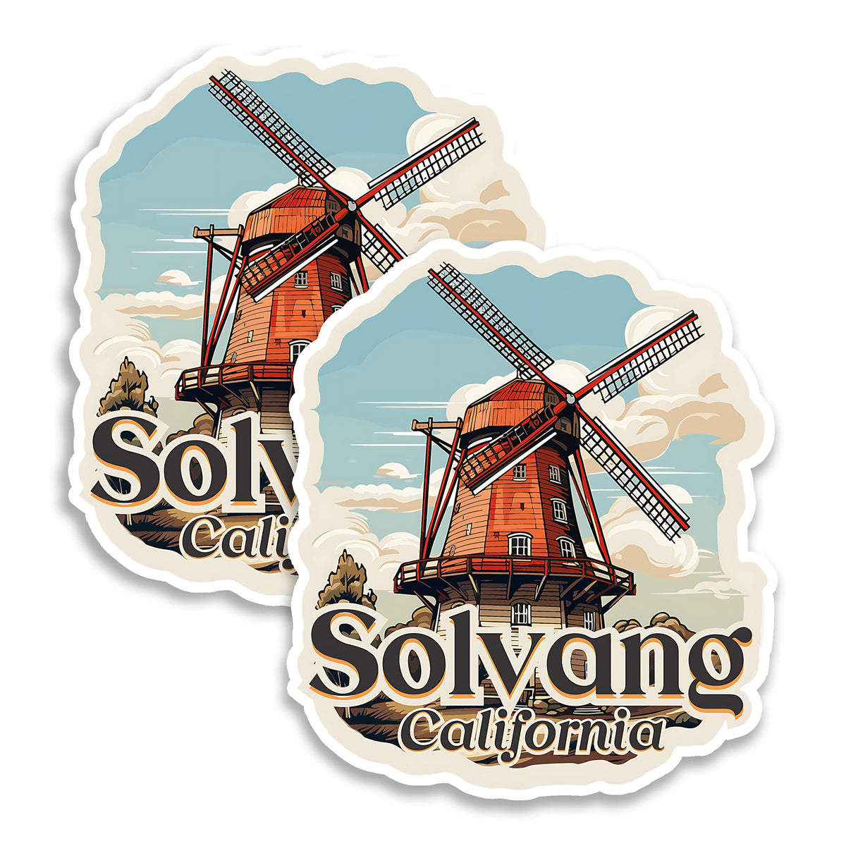 Solvang California Magnet 2-Pack — 4
