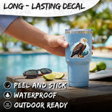Bald Eagle Sticker 4 Inch — Waterproof Vinyl Decal American Patriotic Raptor 3