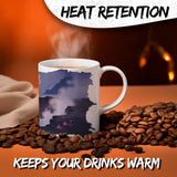 Hawaii Volcanoes National Park Mug 11oz — White Ceramic Lava Flow Mug 3